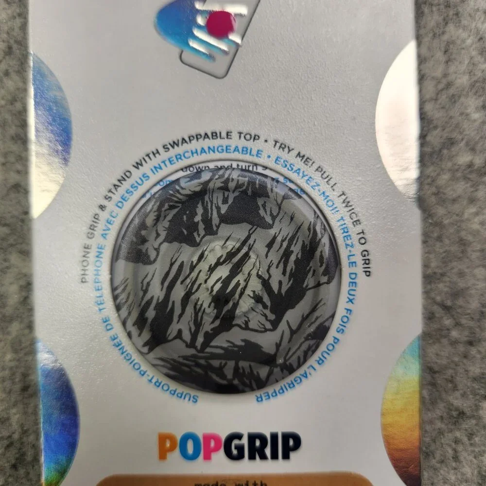 Translucent Mountains Popsockets Single Grip & Stand Universal Phones Holder